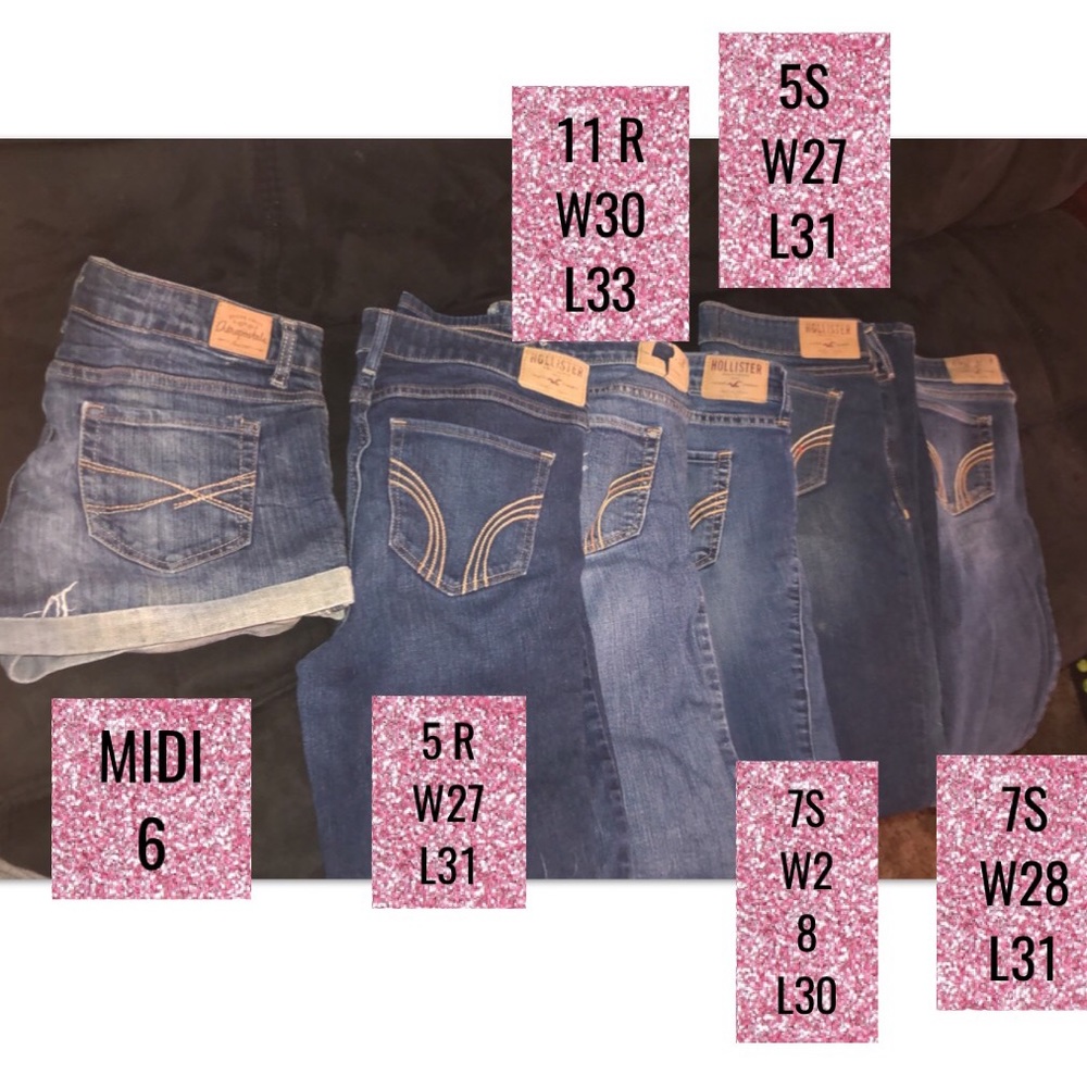 Hollister Jeans / Aeropostal shorts